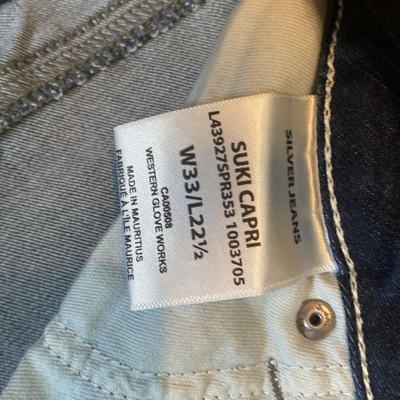 Silver Jeans suki capri Jeans - Picture 3 of 6